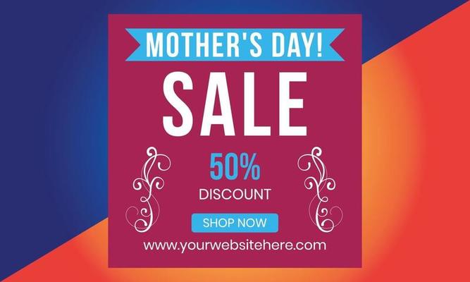 Mothers Day sale, Mothers Day for banner, marketing, poster,