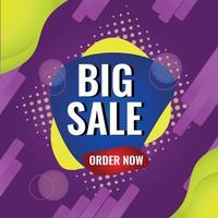 Big Sale Banner Template Design vector