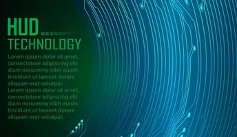 text cyber circuit future technology concept background vector