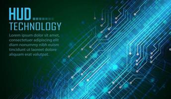 text cyber circuit future technology concept background vector