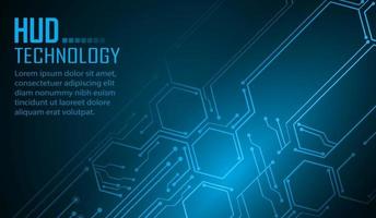 text cyber circuit future technology concept background vector