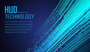 text cyber circuit future technology concept background vector