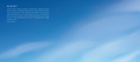 Blue sky background with white clouds. vector