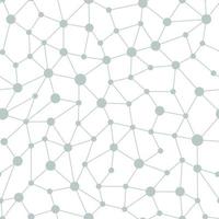 Neural network seamless pattern. Neural network vector