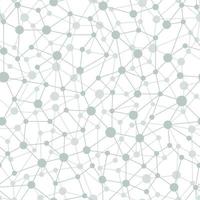 Neural network seamless pattern. Neural network vector