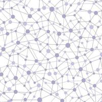 Neural network of nodes and connections seamless pattern vector