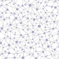 Neural network of nodes and connections seamless pattern vector