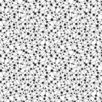 Neural network seamless pattern. Neural network of nodes vector