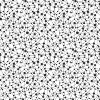 Neural network seamless pattern. Neural network of nodes vector