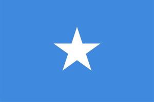 bandera somalí de somalia vector