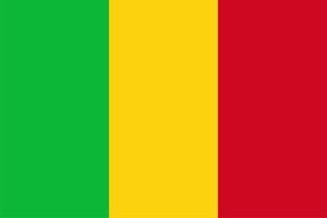 bandera malinesa de mali vector