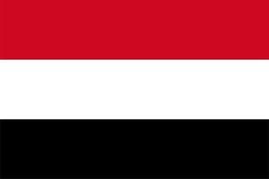 bandera yemenita de yemen vector