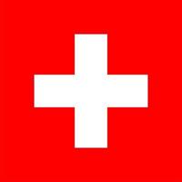 Swiss Flag of Switzerland vector