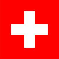 Swiss Flag of Switzerland vector