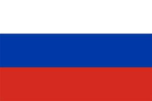 Russian Flag of Russia vector