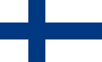 Finnish Flag of Finland vector