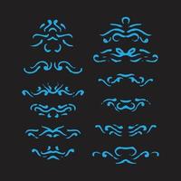 Decorative ornaments design vector