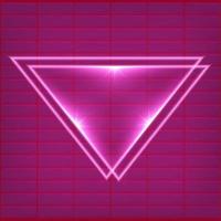 Pink arrow light purple neon effect eps vector editable graphic