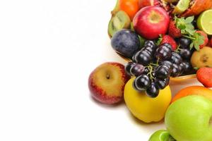Mezcla de frutas vegetarianas de alimentos orgánicos.