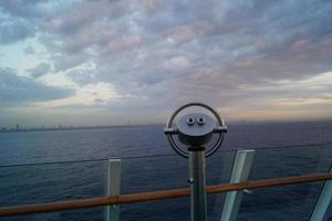 Binocular of a cruise ship photo