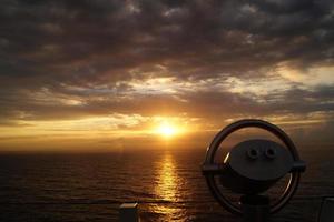 Binocular of a cruise ship photo