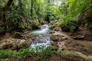 bleck river dopo waterfall of marble photo