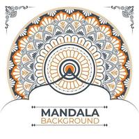 Creative And Unique Mandala Background Design vector