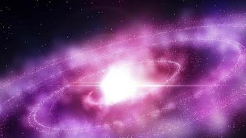 galassia a spirale nello spazio profondo