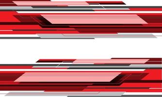 Abstract red grey technology geometric speed vector