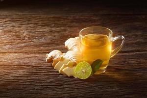 Ginger hot drink photo