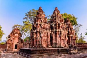 Banteay Srei Temple The beautiful ancient castle, Siem Reap, Cambodia photo