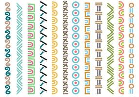 Tribal Page Border Collections vector