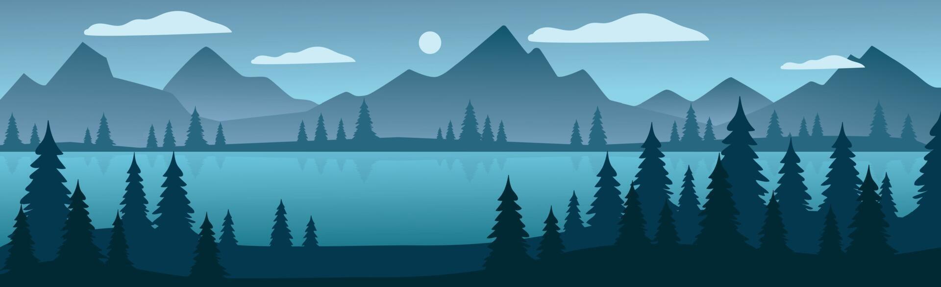 Mountain Landscape Vector Art, Icons, and Graphics for Free Download