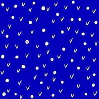 Blue and white fabric swatch for wrapping paper, textile. vector