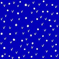 Blue and white fabric swatch for wrapping paper, textile. vector