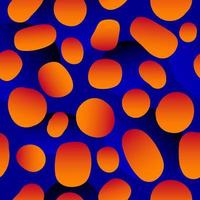 Abstract blue and orange seamless pattern background. vector