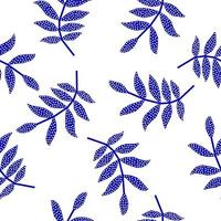 Blue and white fabric swatch for wrapping paper, textile. vector