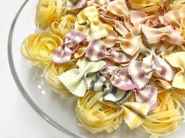 Italian Macaroni Pasta Uncooked Raw Food photo