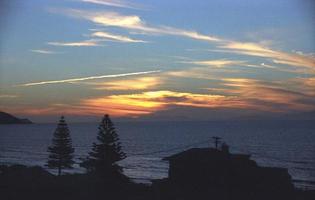 A crazy sunset in New Zealand Views photo