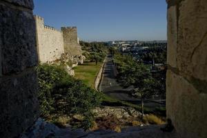 las murallas de la ciudad vieja de jerusalén, la tierra santa foto