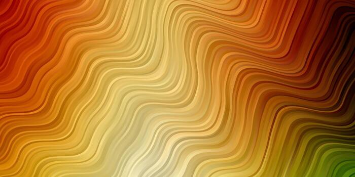 Light Multicolor vector background with wry lines.