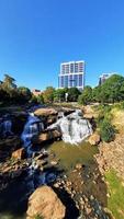 Street scenes around falls park in greenville south carolina photo