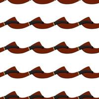 many identical seamless types smoke pipes different size for tobacco vector