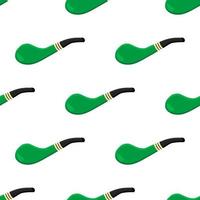 Irish holiday St Patrick day, seamless smoking pipes vector