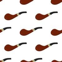 many identical seamless types smoke pipes different size for tobacco vector