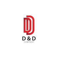 DD Logo Vector Template Design Illustration