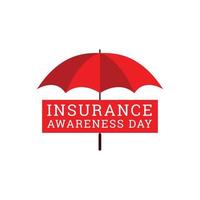 Insurance Awareness Day Vector Template Design Illustration