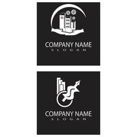 Real Estate , Property and Construction Logo design vector