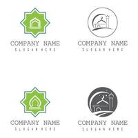 Mosque Logo Template vector symbol illustration design