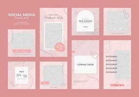 social media template vector